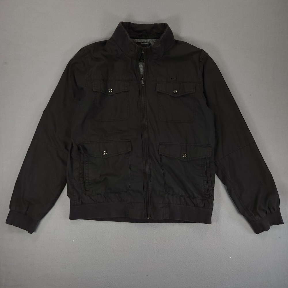 OBEY Propaganda Women's Size XL Field Zip Up Bomber Utility Jacket
